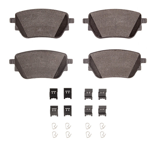 DFC EURO 5000 Ceramic Pad and Hardware Kit 1600-2207-01