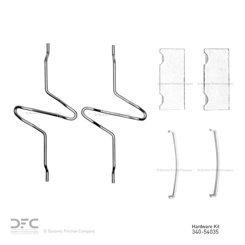 DFC Disc Brake Hardware Kit 340-54035