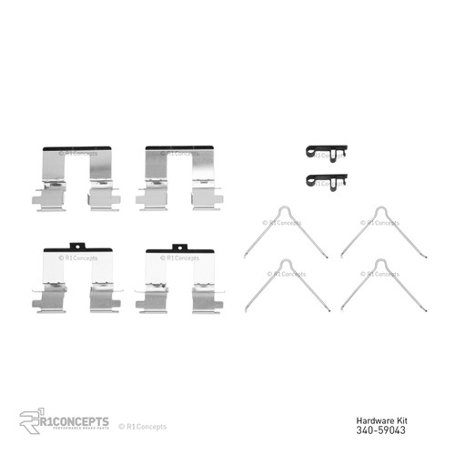 DFC Disc Brake Hardware Kit 340-59043