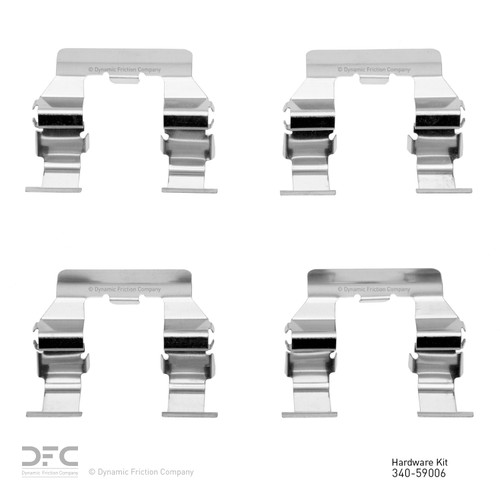 DFC Disc Brake Hardware Kit 340-59006