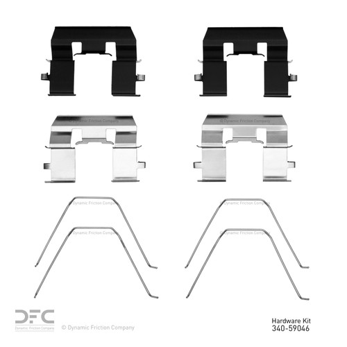 DFC Disc Brake Hardware Kit 340-59046