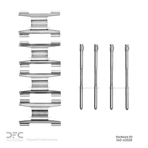 DFC Disc Brake Hardware Kit 340-63028