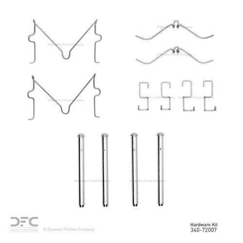 DFC Disc Brake Hardware Kit 340-72007