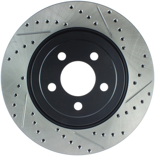 StopTech Sport Drilled & Slotted Brake Rotor; Front Left 127.63061L