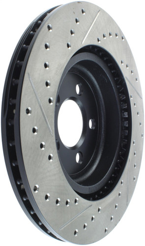StopTech Sport Drilled & Slotted Brake Rotor; Front Left 127.63061L