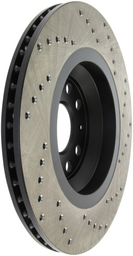 StopTech Sport Cross Drilled Brake Rotor; Rear Right 128.33113R