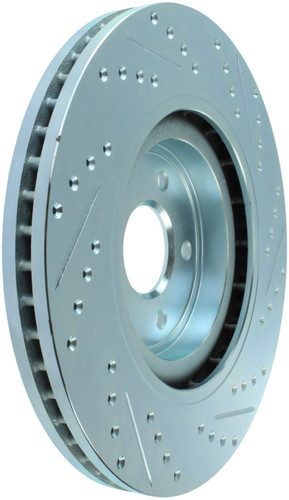 StopTech Select Sport Drilled and Slotted Brake Rotor; Front Right 227.42100R