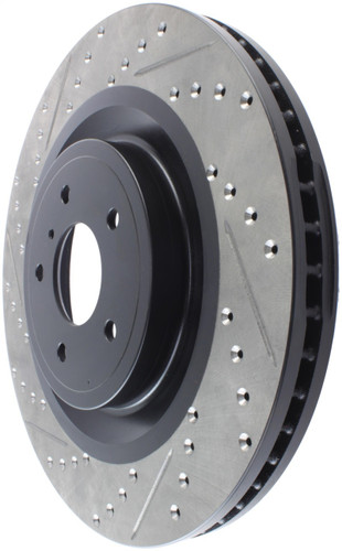 StopTech Sport Drilled & Slotted Brake Rotor; Front Right 127.42100R