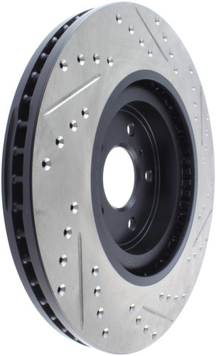 StopTech Sport Drilled & Slotted Brake Rotor; Front Right 127.42100R