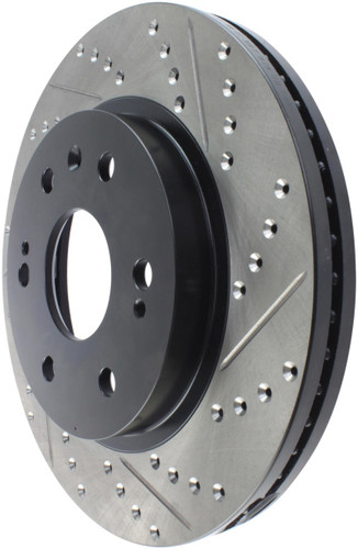 StopTech Sport Drilled & Slotted Brake Rotor; Front Left 127.66057L