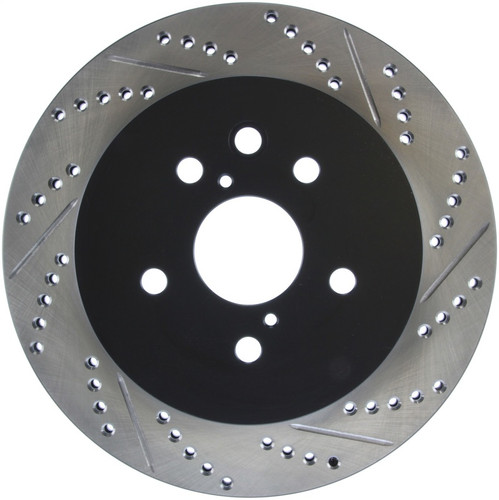 StopTech Sport Drilled & Slotted Brake Rotor; Rear Left 127.44141L