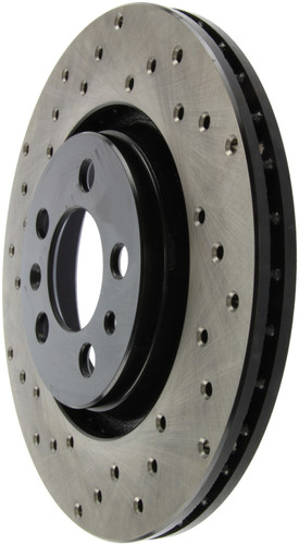 StopTech Sport Cross Drilled Brake Rotor; Front Right 128.33054R