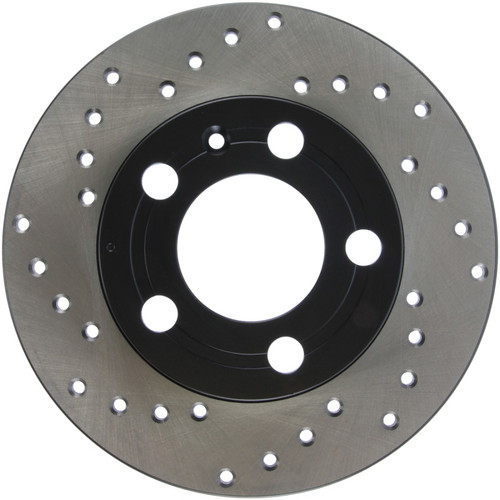 StopTech Sport Cross Drilled Brake Rotor; Rear Right 128.33057R