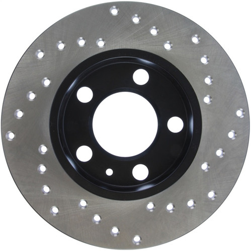 StopTech Sport Cross Drilled Brake Rotor; Rear Right 128.33057R