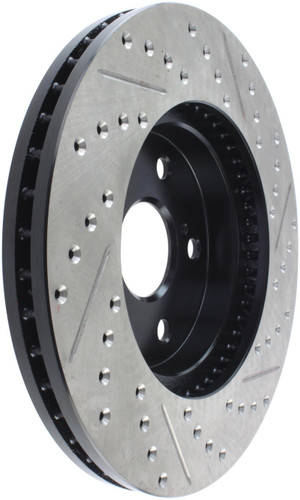 StopTech Sport Drilled & Slotted Brake Rotor; Front Right 127.44125R