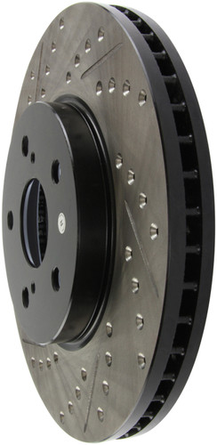 StopTech Sport Drilled & Slotted Brake Rotor; Front Right 127.44125R