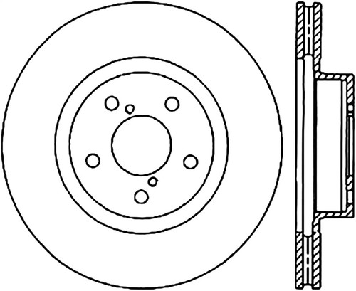 StopTech Sport Drilled & Slotted Brake Rotor; Front Right 127.47022R