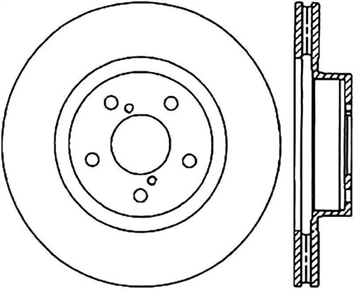 StopTech Sport Drilled & Slotted Brake Rotor; Front Right 127.47022R