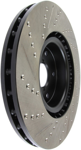 StopTech Sport Drilled & Slotted Brake Rotor; Front Left 127.47022L