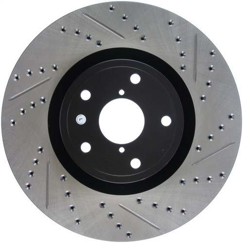 StopTech Sport Drilled & Slotted Brake Rotor; Front Left 127.47022L