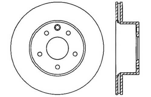 StopTech Sport Drilled & Slotted Brake Rotor; Rear Right 127.42088R