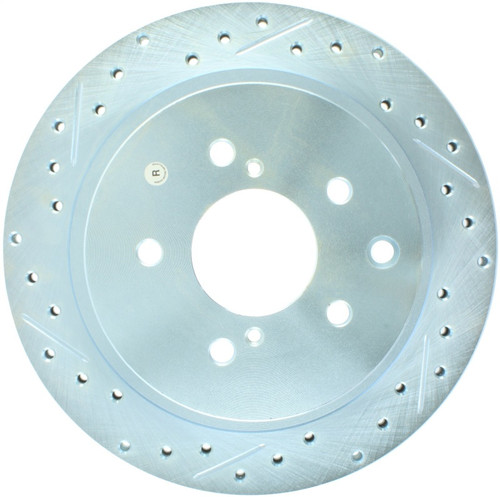 StopTech Select Sport Drilled and Slotted Brake Rotor; Rear Left 227.42047R