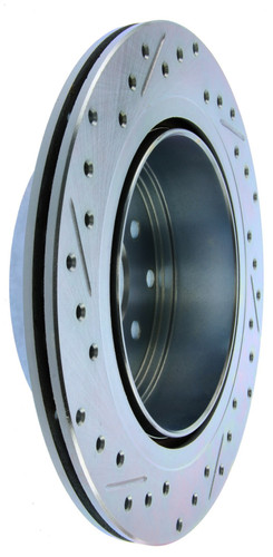 StopTech Select Sport Drilled and Slotted Brake Rotor; Rear Left 227.42047L