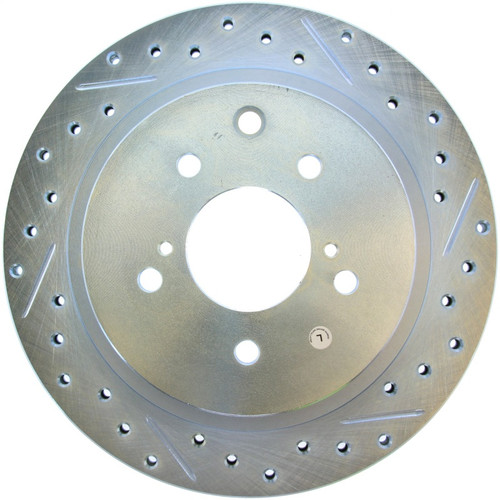 StopTech Select Sport Drilled and Slotted Brake Rotor; Rear Left 227.42047L
