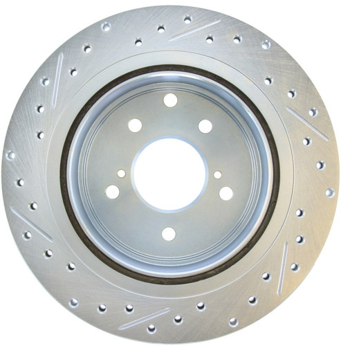 StopTech Select Sport Drilled and Slotted Brake Rotor; Rear Left 227.42047L