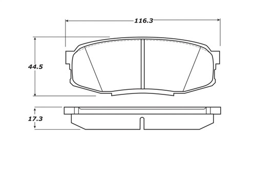 StopTech for 07-17 Toyota Tundra Street Performance Rear Brake Pads