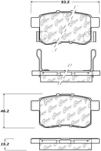 StopTech Sport Performance for 11-17 Honda Accord Rear Brake Pads