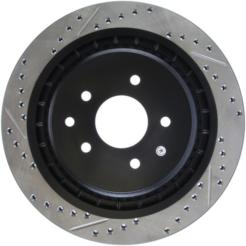 StopTech Sport Drilled & Slotted Brake Rotor; Rear Right 127.42101R