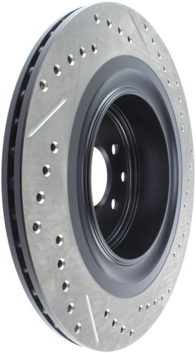 StopTech Sport Drilled & Slotted Brake Rotor; Rear Right 127.42101R