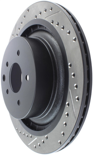 StopTech Sport Drilled & Slotted Brake Rotor; Rear Right 127.42101R