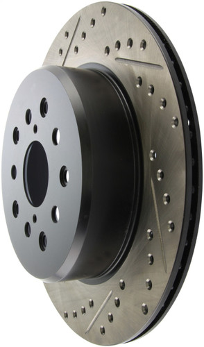 StopTech Sport Drilled & Slotted Brake Rotor; Rear Right 127.44105R
