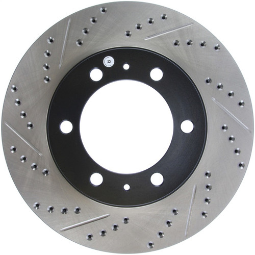 StopTech Sport Drilled & Slotted Brake Rotor; Front Right 127.44129R
