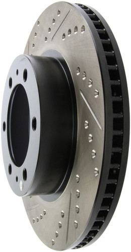 StopTech Sport Drilled & Slotted Brake Rotor; Front Right 127.44129R
