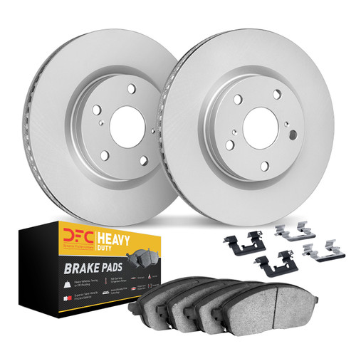 DFC GEOSPEC Coated Rotor- HD Brake Pad - Hardware 4212-99107