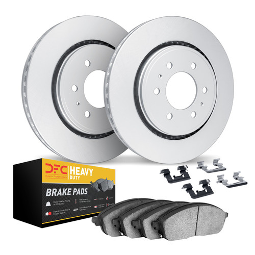 DFC GEOSPEC Coated Rotor- HD Brake Pad - Hardware 4212-48016