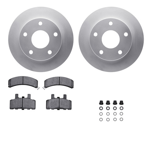 DFC GEOSPEC Coated Rotor- HD Brake Pad - Hardware 4212-40114