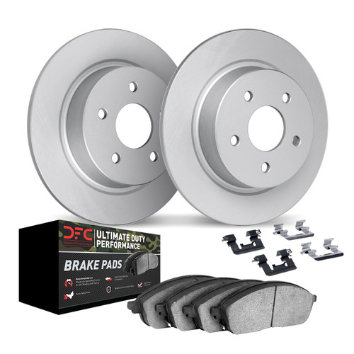 DFC GEOSPEC Coated Rotor- HD Brake Pad - Hardware 4412-54041