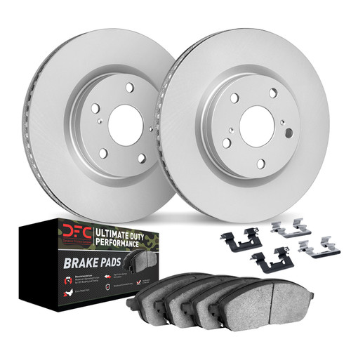 DFC GEOSPEC Coated Rotor- HD Brake Pad - Hardware 4412-42020