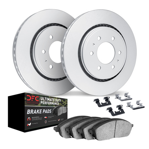 DFC GEOSPEC Coated Rotor- HD Brake Pad - Hardware 4412-54076