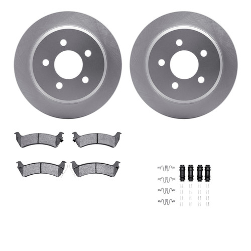 DFC GEOSPEC Coated Rotor- HD Brake Pad - Hardware 4412-42022