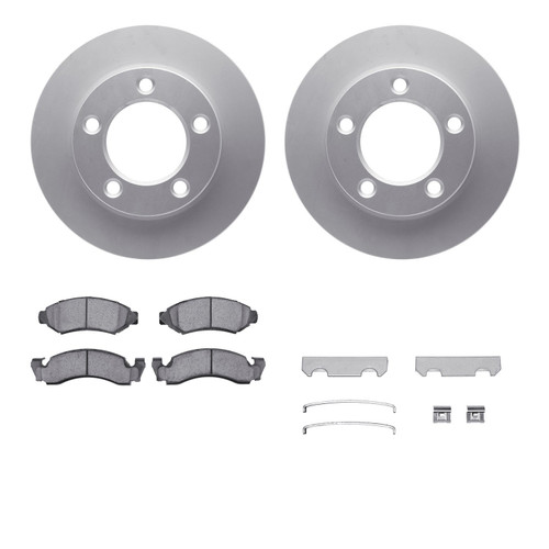 DFC GEOSPEC Coated Rotor- HD Brake Pad - Hardware 4412-54004