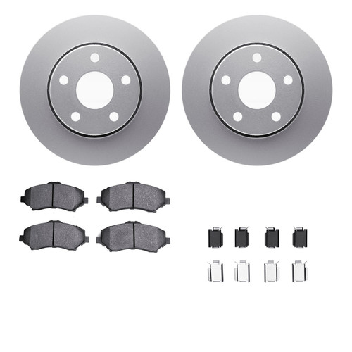 DFC GEOSPEC Coated Rotor- HD Brake Pad - Hardware 4412-42029