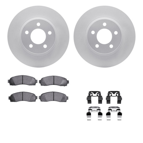 DFC GEOSPEC Coated Rotor- HD Brake Pad - Hardware 4412-54033