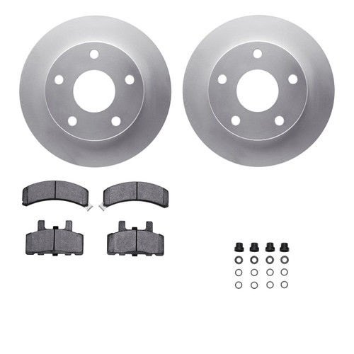 DFC GEOSPEC Coated Rotor- HD Brake Pad - Hardware 4412-40004