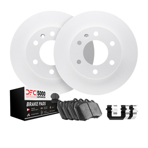 DFC GEOSPEC Rotors with 5000 Advanced Brake Pads and Hardware 4512-46043