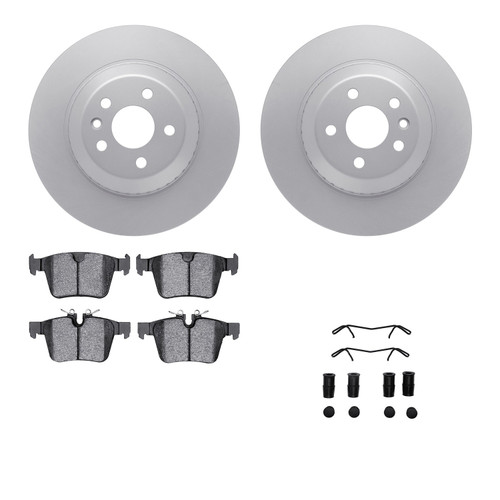 DFC Geospec Rotors with EURO 5000 Ceramic Brake Pads includes Hardware 4612-11031